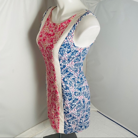 Lilly Pulitzer Delia shift in multicolor blue pink white Indigo Star Crush - Picture 3 of 11